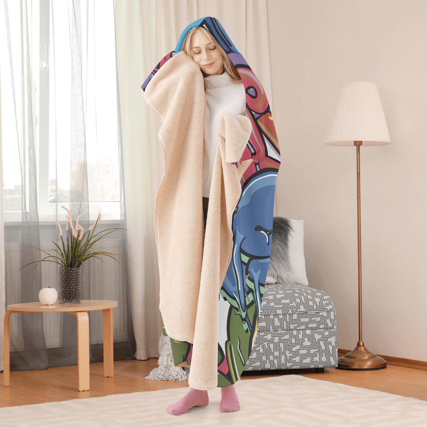 “Ripper skate life “Hooded Blanket