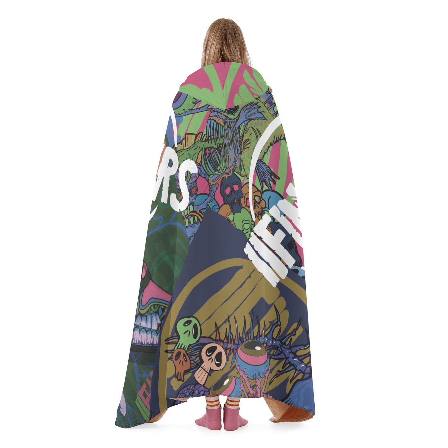 11 fingers artwork Hooded Blanket