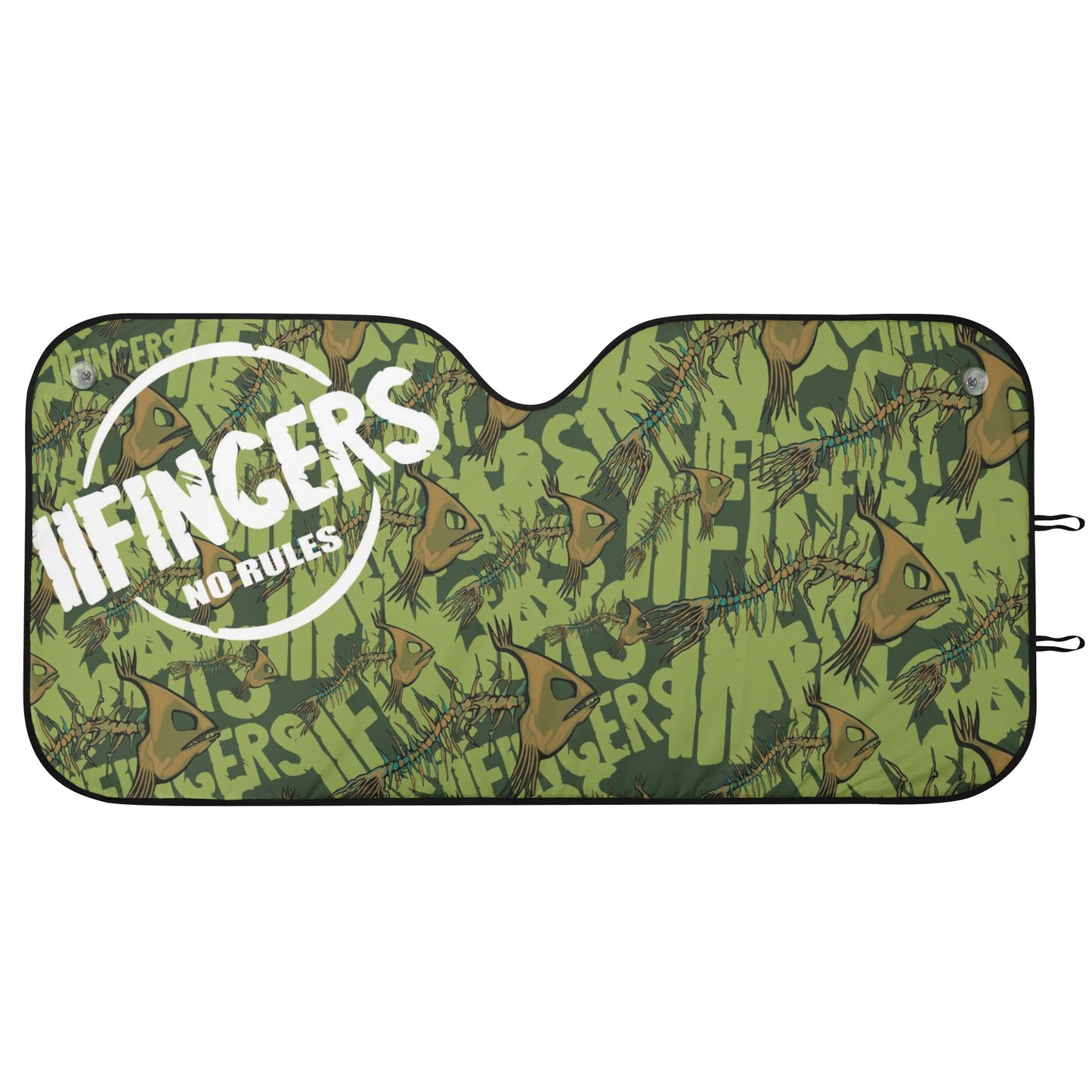 Car /Van  Sun Shade( camouflage  fish green )