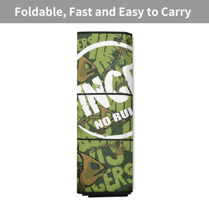 Car /Van  Sun Shade( camouflage  fish green )