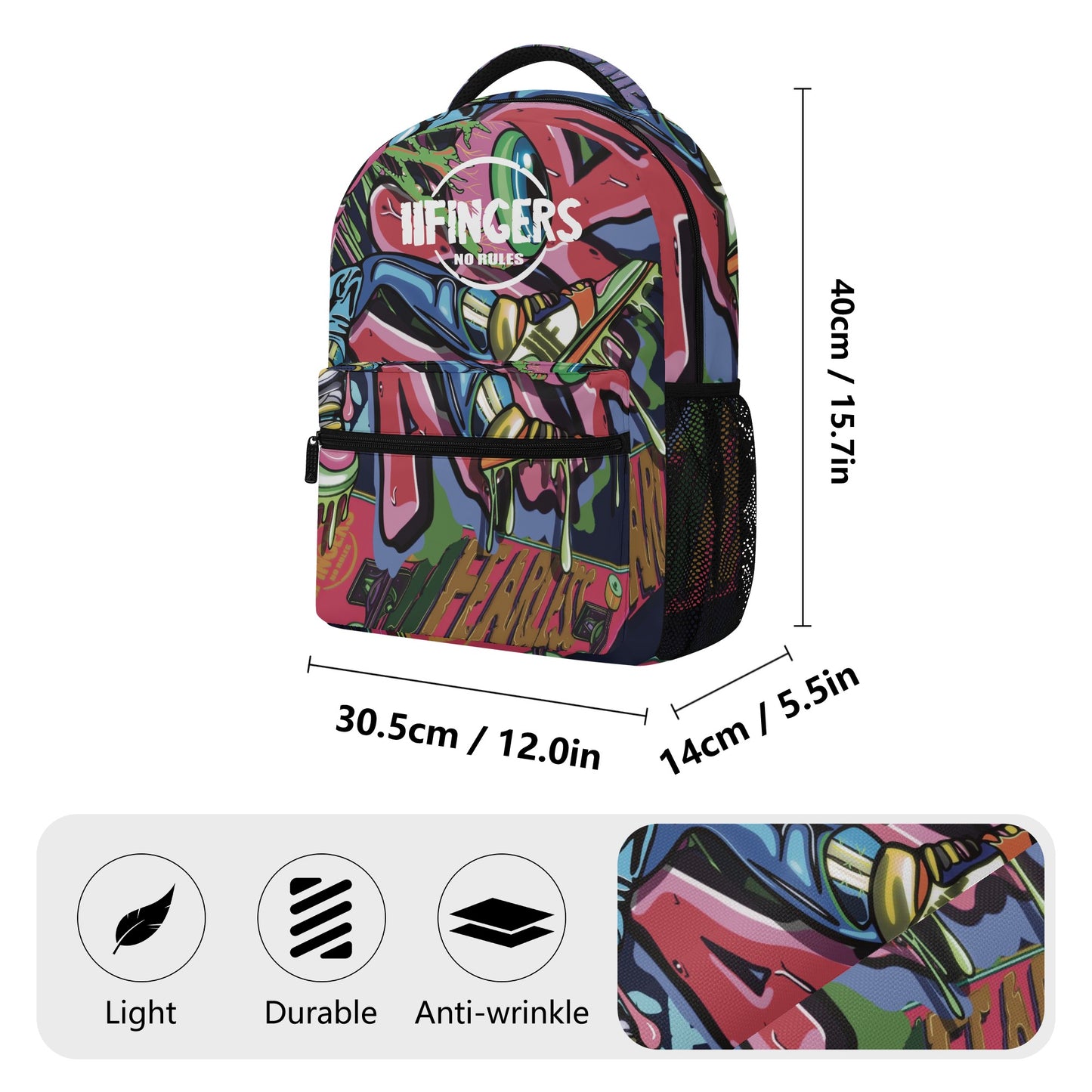 “Skate AIR”.   Casual Style School Backpack