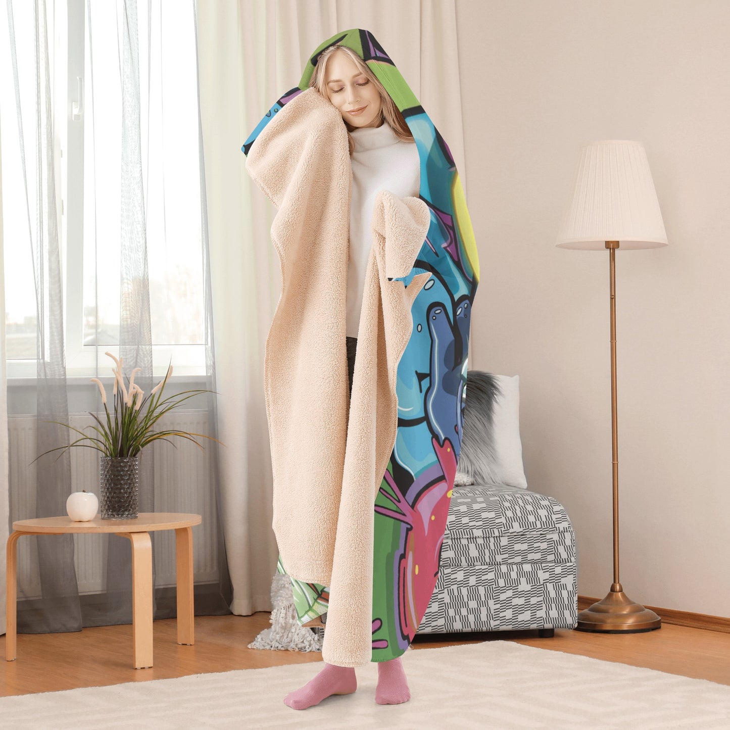 “Little AERIAL” Hooded Blanket