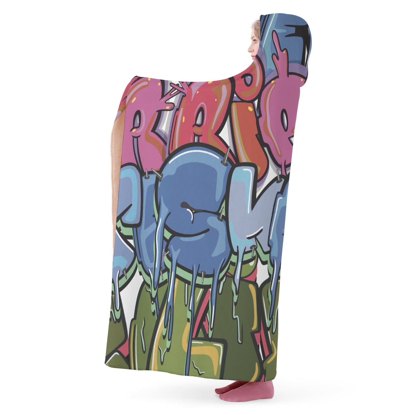 “Ripper skate life “Hooded Blanket