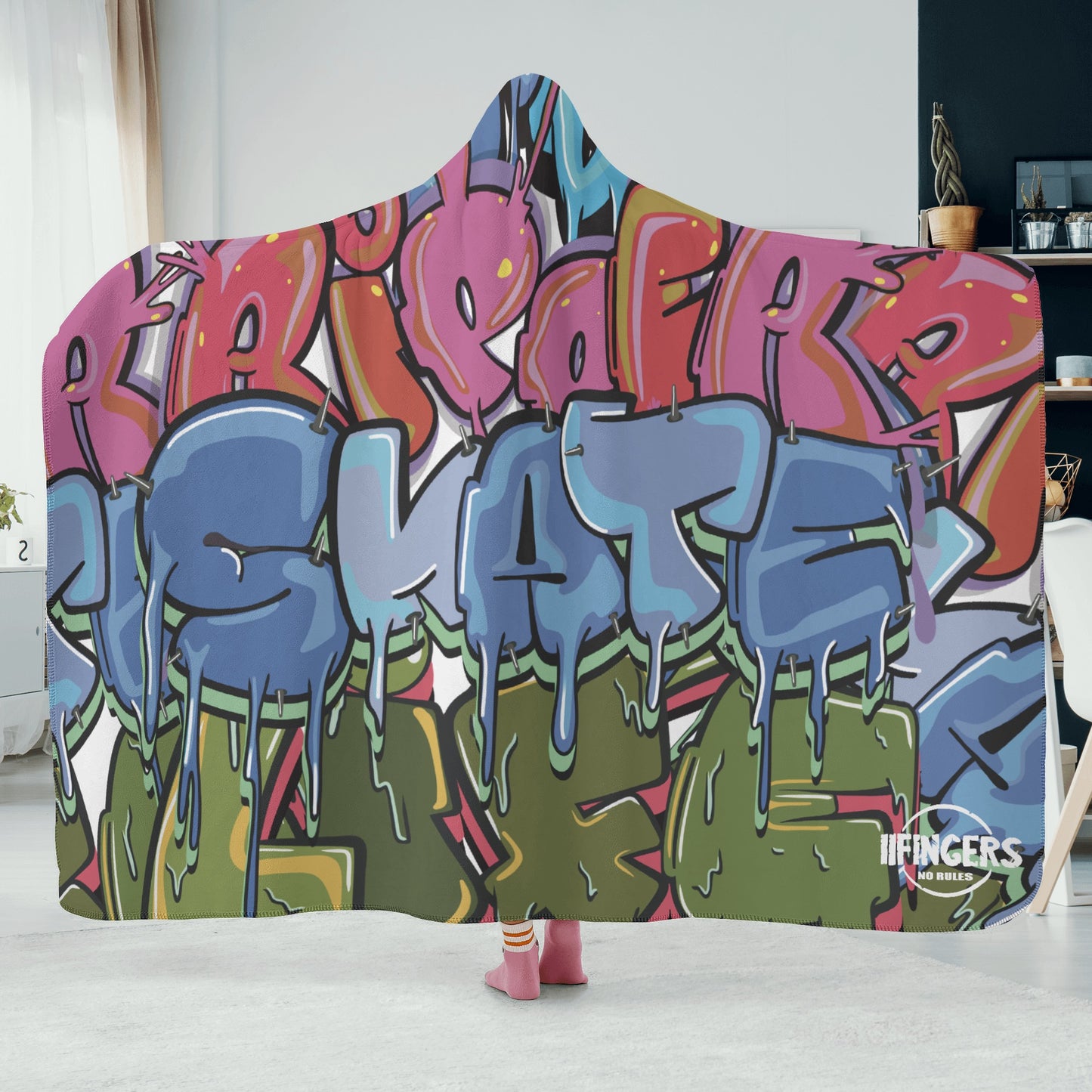 “Ripper skate life “Hooded Blanket