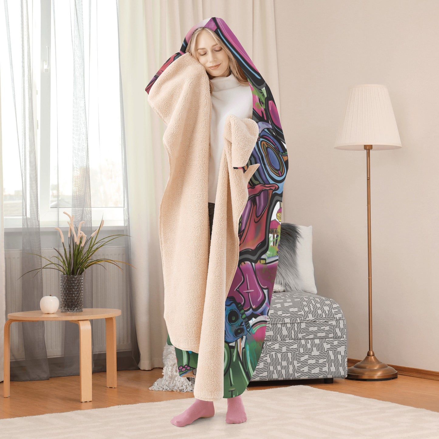 ‘Skate park’Hooded Blanket