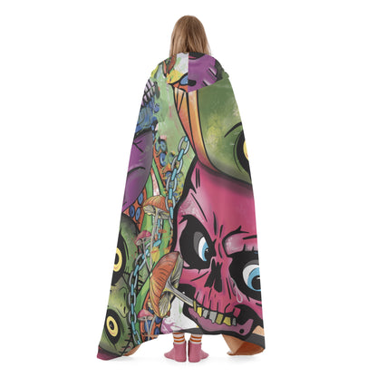 “Crazy faces ‘ Hooded Blanket