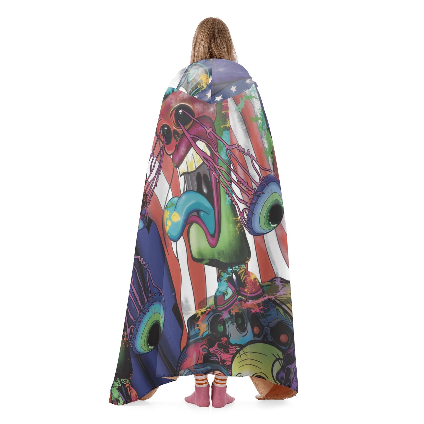 ‘American spray can causing trouble “Hooded Blanket