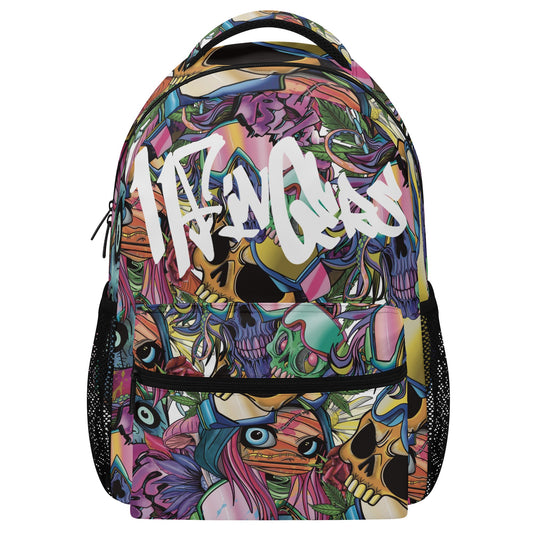 ‘Crazy faces “New Casual Style School Backpack