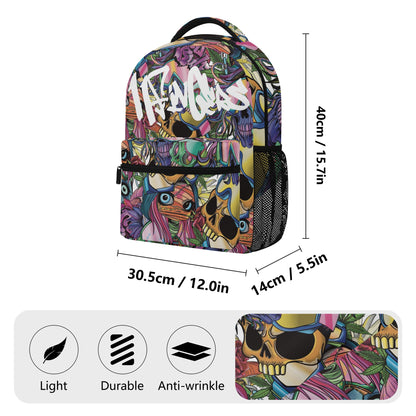 ‘Crazy faces “New Casual Style School Backpack