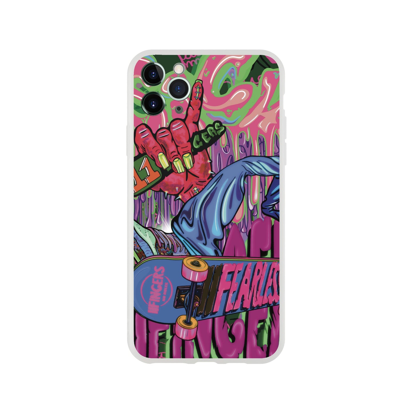 “Sick skateboarder”Phone case