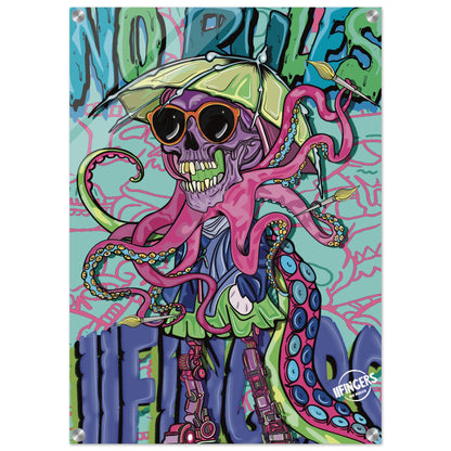 “No rules artist “ Acrylic Print