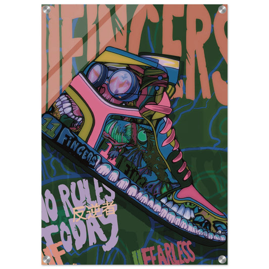 Sneaker craze  Acrylic Print wall art