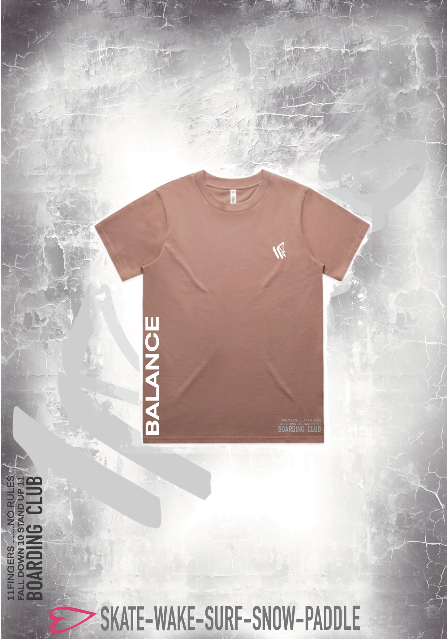 Ladies short sleeve T-shirt (“BALANCE ”)