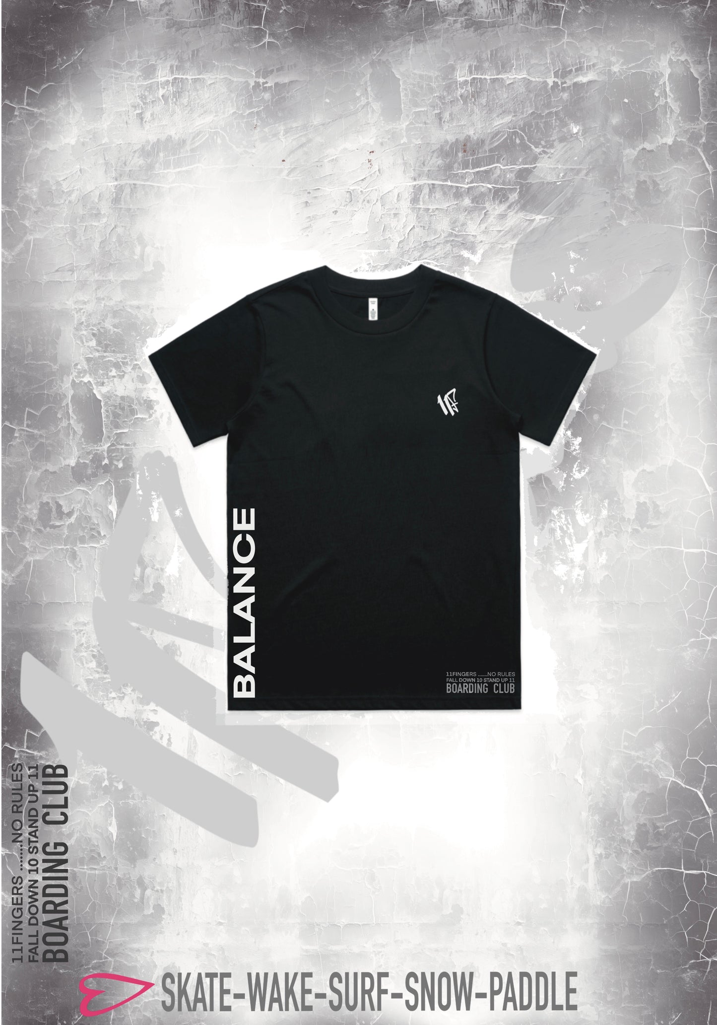 Ladies short sleeve T-shirt (“BALANCE ”)