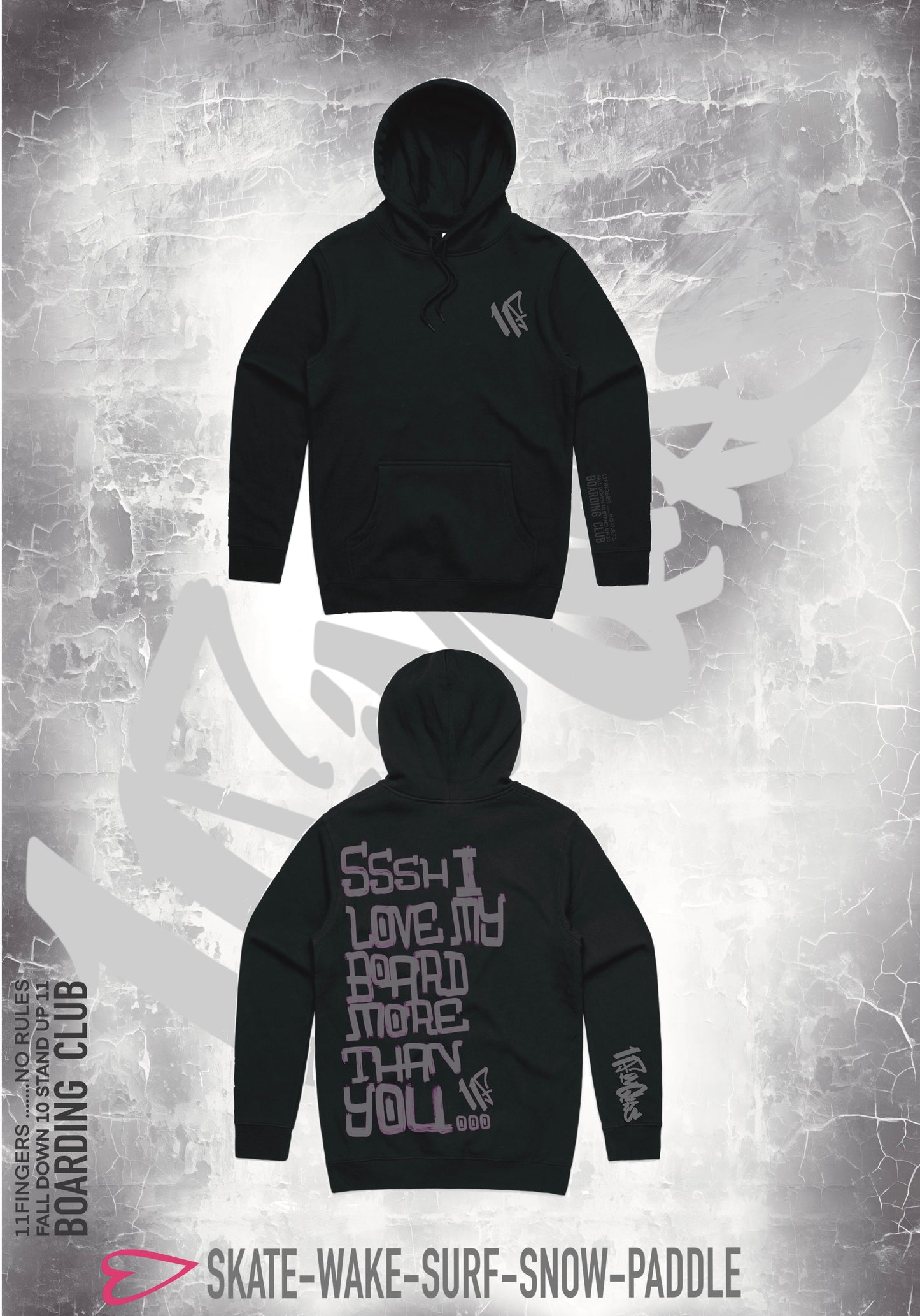 Men’s hoodie “sssh”