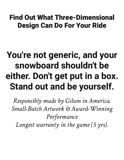 Gilson snowboard