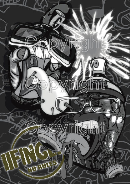 Spray Can BW