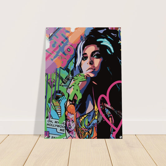 Amy mighty blow - Acrylic Print