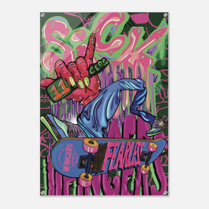 “SICK” Acrylic Print