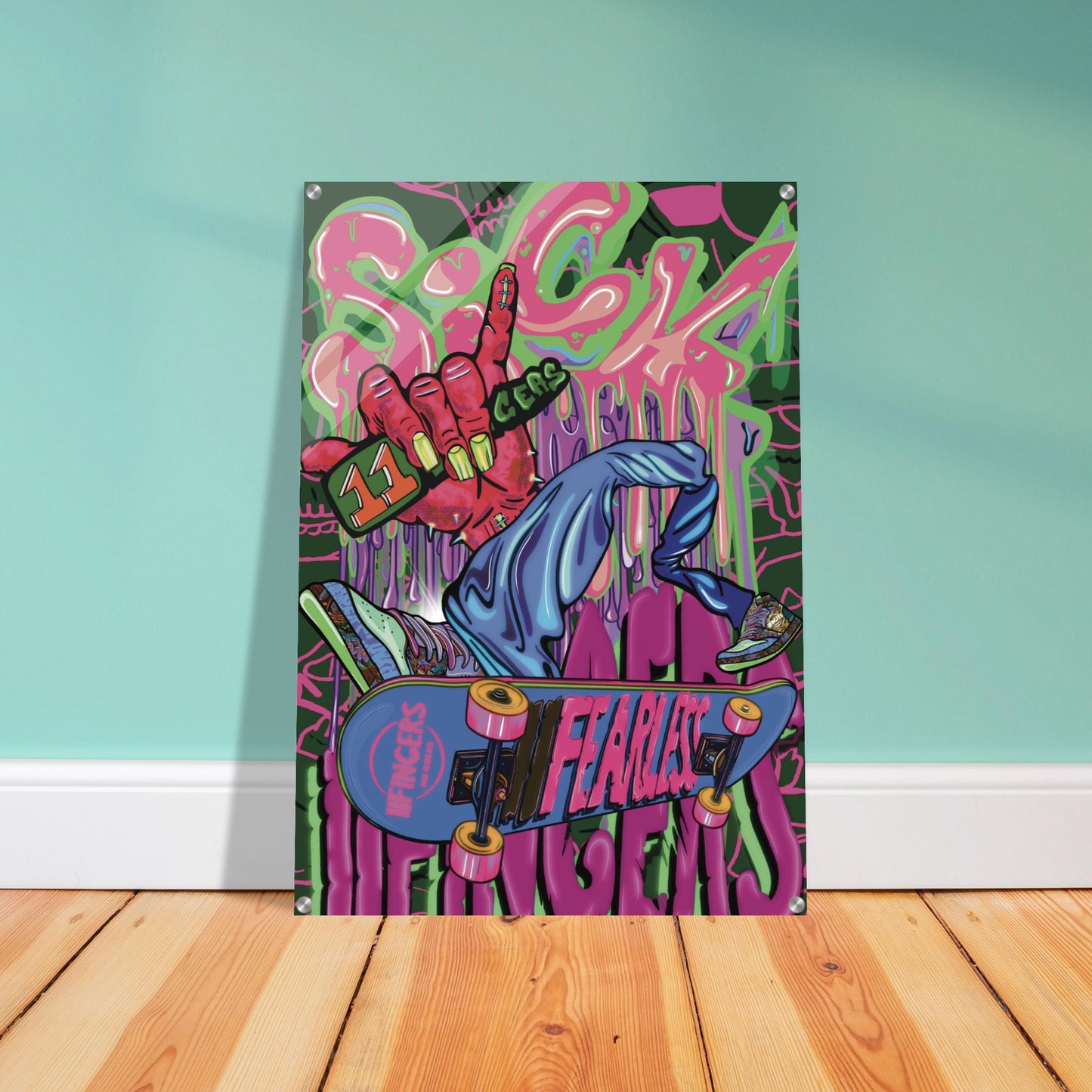 “SICK” Acrylic Print