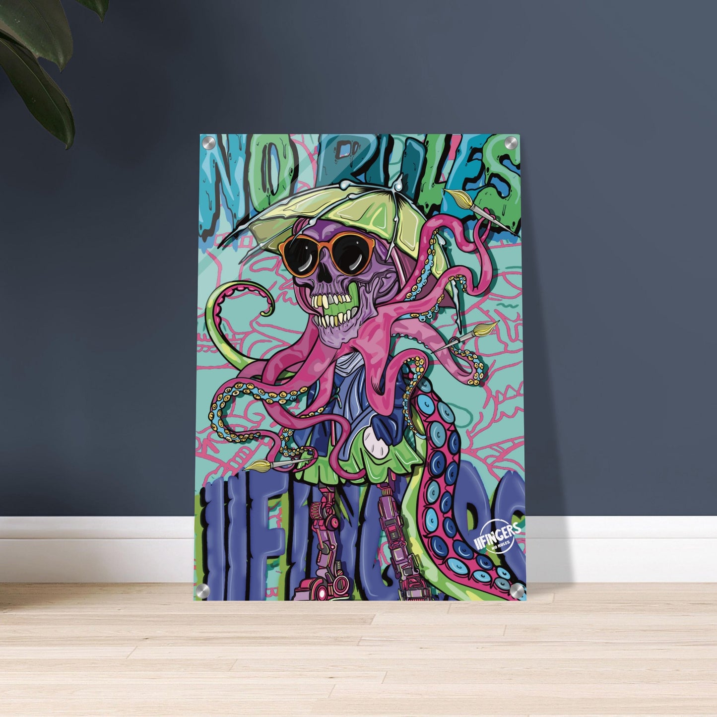 “No rules artist “ Acrylic Print